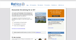 Desktop Screenshot of bonea.se
